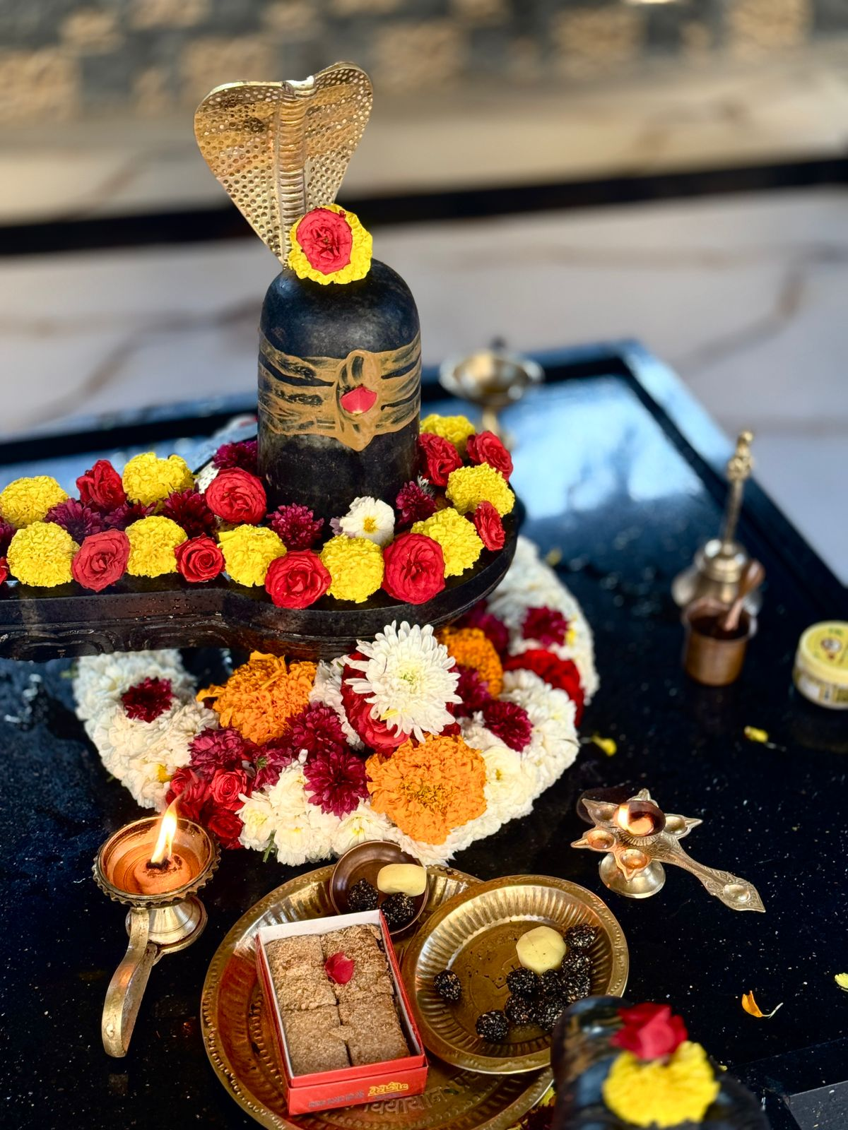 Milk Abhishekam